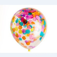 Balão de festa com confete para decoração de festa